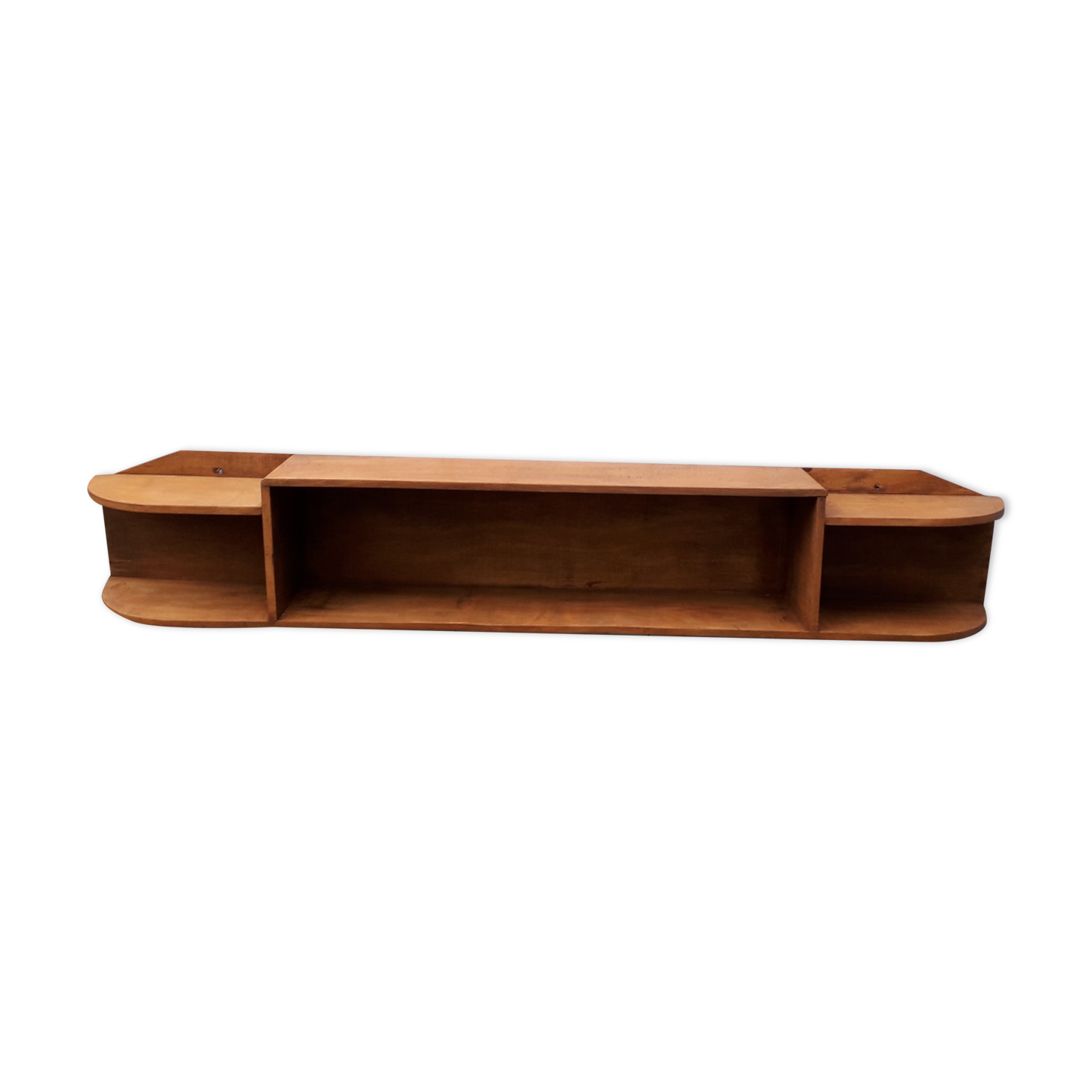 Art deco wooden shelf