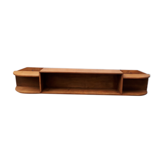 Art deco wooden shelf