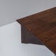 Rosewood square coffee table from Denmark, designed in the 1960s.