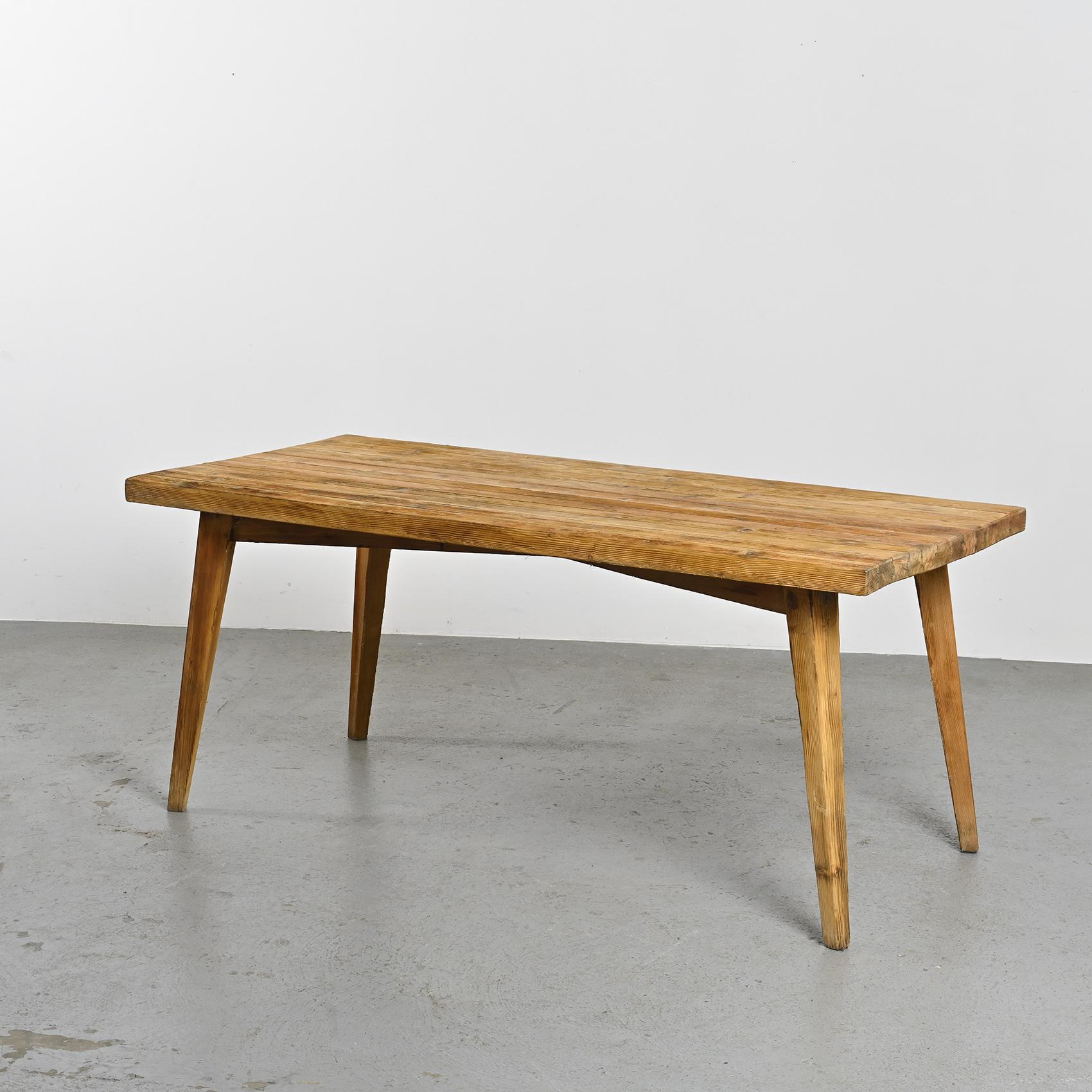 Dining room table by Christian Durupt, circa 1970