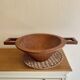 Large handcrafted solid wood bowl