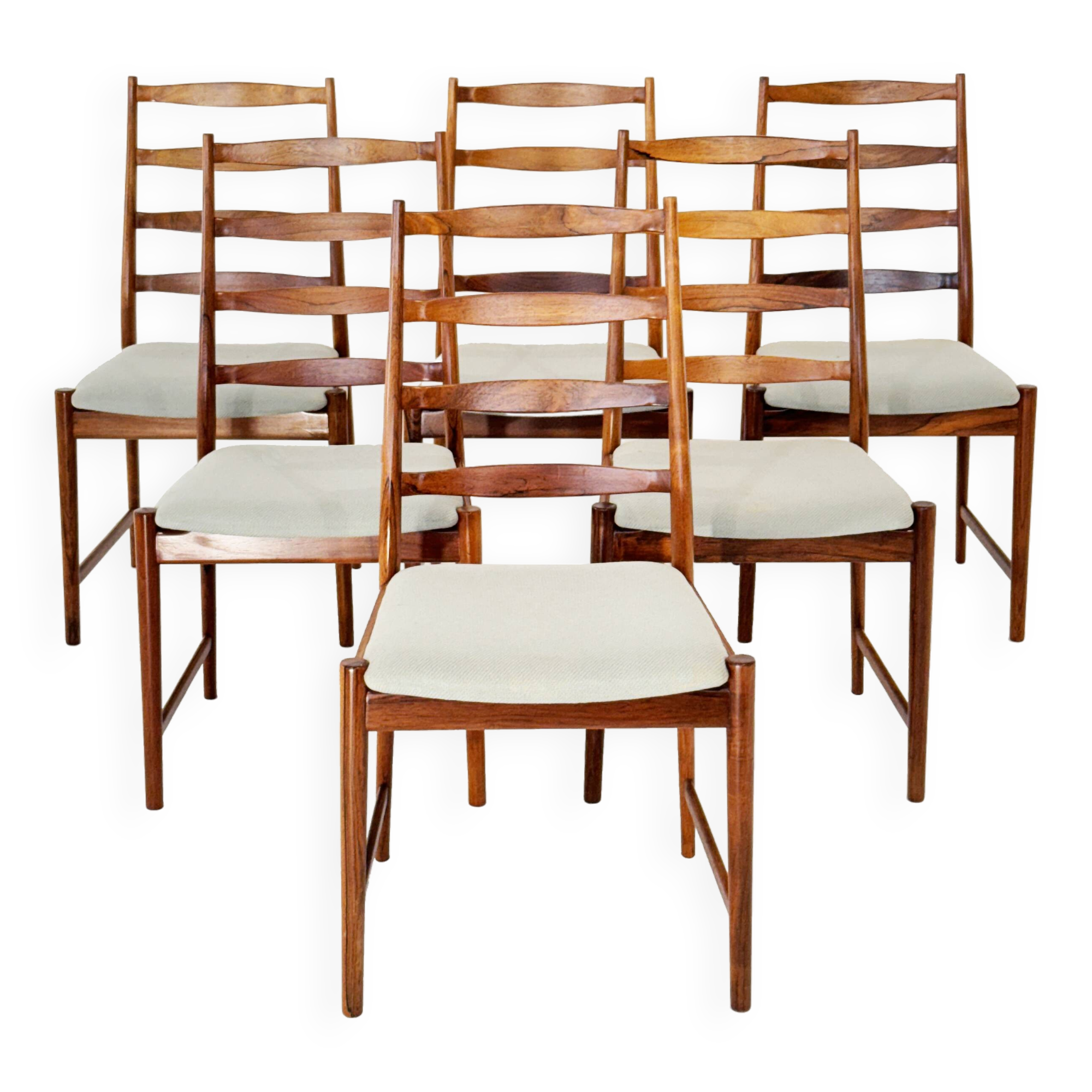Torbjørn Afdal model 113 rosewood set of chairs