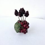 Vintage 80's Spade Holder in the Shape of a Bunch of Grapes