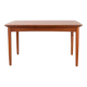 Mid-century Danish teak extendable dining table, 1960s.