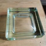Ashtray glass paved Art deco