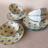 6 cups Descotte Reboisson & Baranger (DRB) Limoges