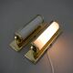 Set of Two Functionalist Brass Wall Lights, 1930s, Restored