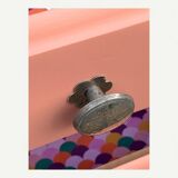 Vintage coral pink weekly planner H120