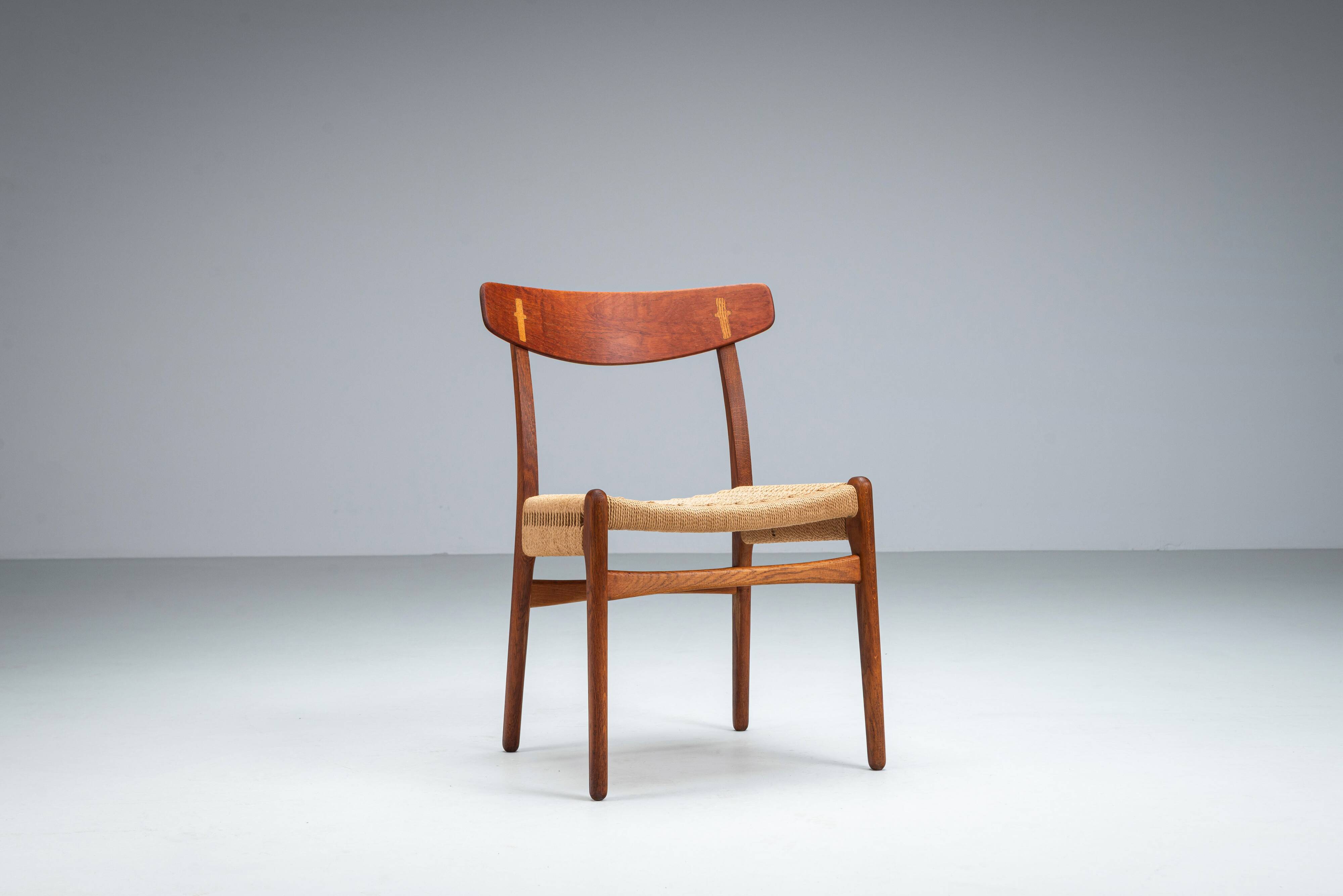 Hans J. Wegner set of four CH23 dining chairs