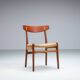 Hans J. Wegner set of four CH23 dining chairs
