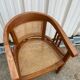 Fauteuil colonial canage