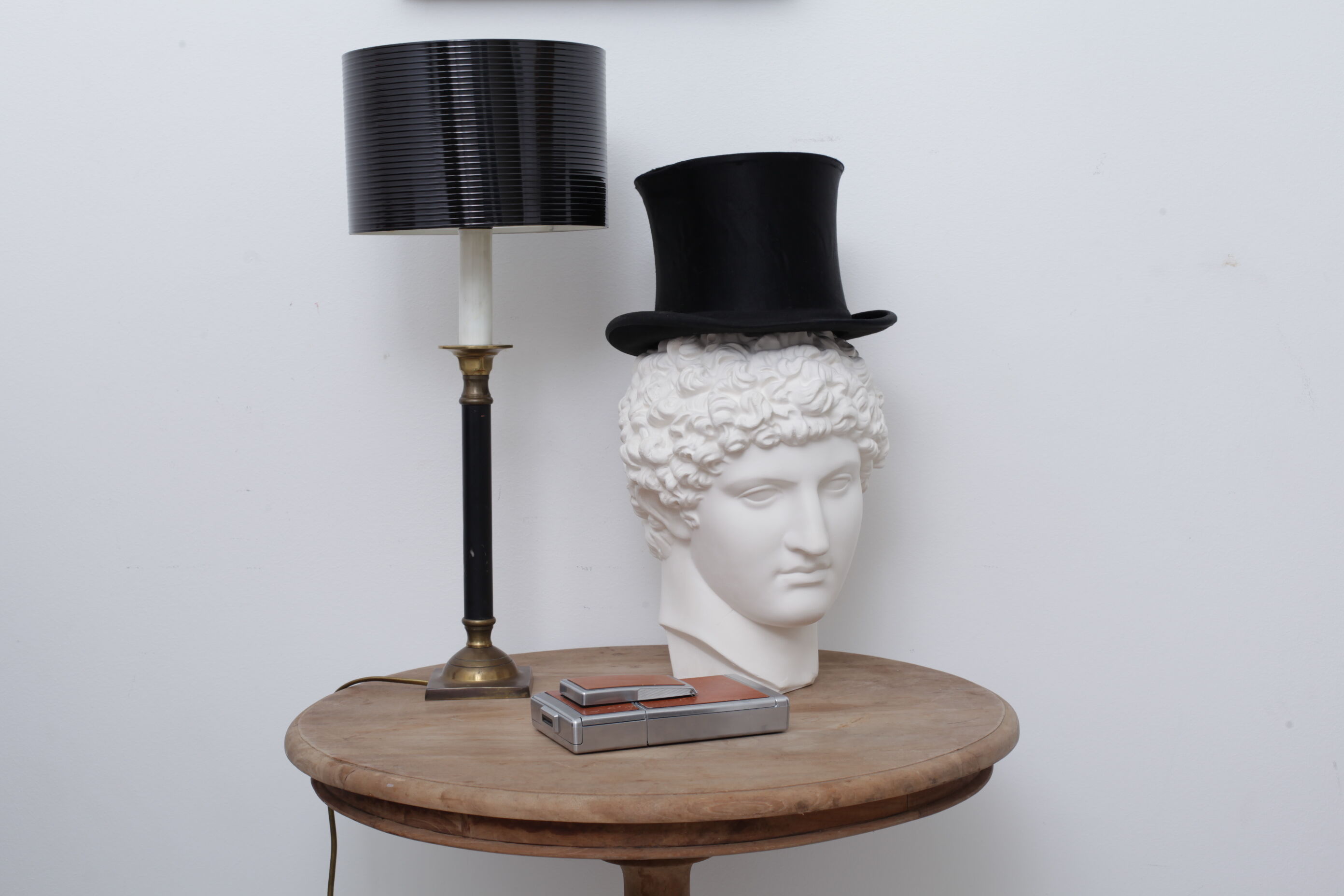 Greek head in matt white plaster