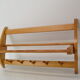 Mid-century wall folding  hanger and shelf, 1960's.