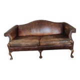 Ancien canapé anglais chesterfield