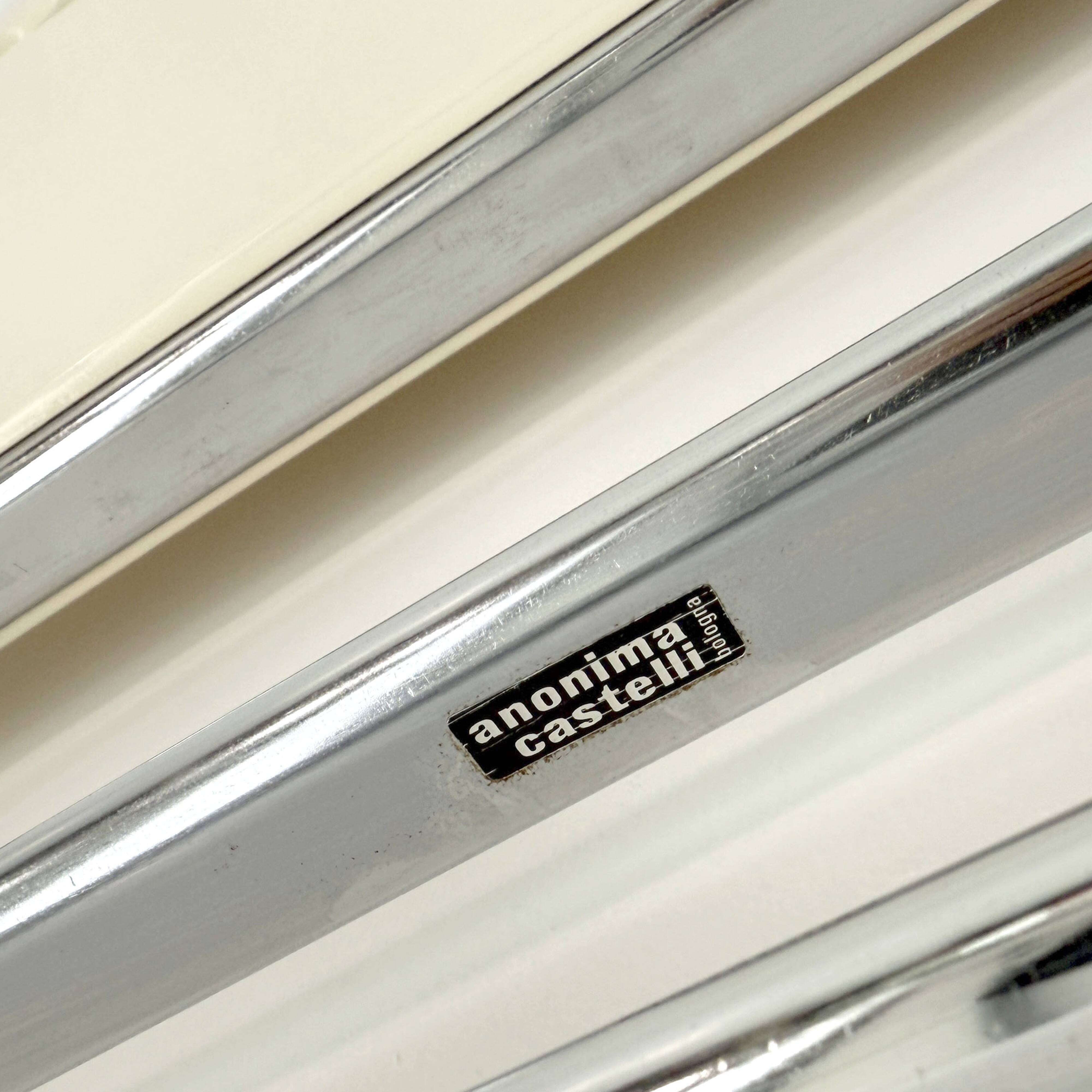 Platone beige folding desk by G. Piretti for Anonima Castelli, 1970