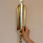Pair of mid-century Swedish brass sconces