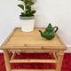 Vintage rattan bamboo coffee table