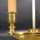 Bronze Gilt Bouillotte Lamp in Directoire Style "Lucien Gau"
