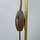 2-bulb floor lamp by Hustadt Leuchten, plastic spotlights on a brass pole, 1970s