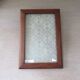 Old wooden wall photo frame