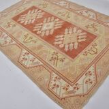 Vintage Handknotted Floral Hnadknotted Rug sku1835