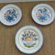 lot de 3 assiettes