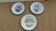 lot de 3 assiettes