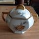 Sucrier porcelaine de Limoges motiffloral
