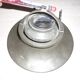 Pewter ship inkwell