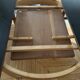 Butterfly leaf dining table, Lubke Vintage 1950s