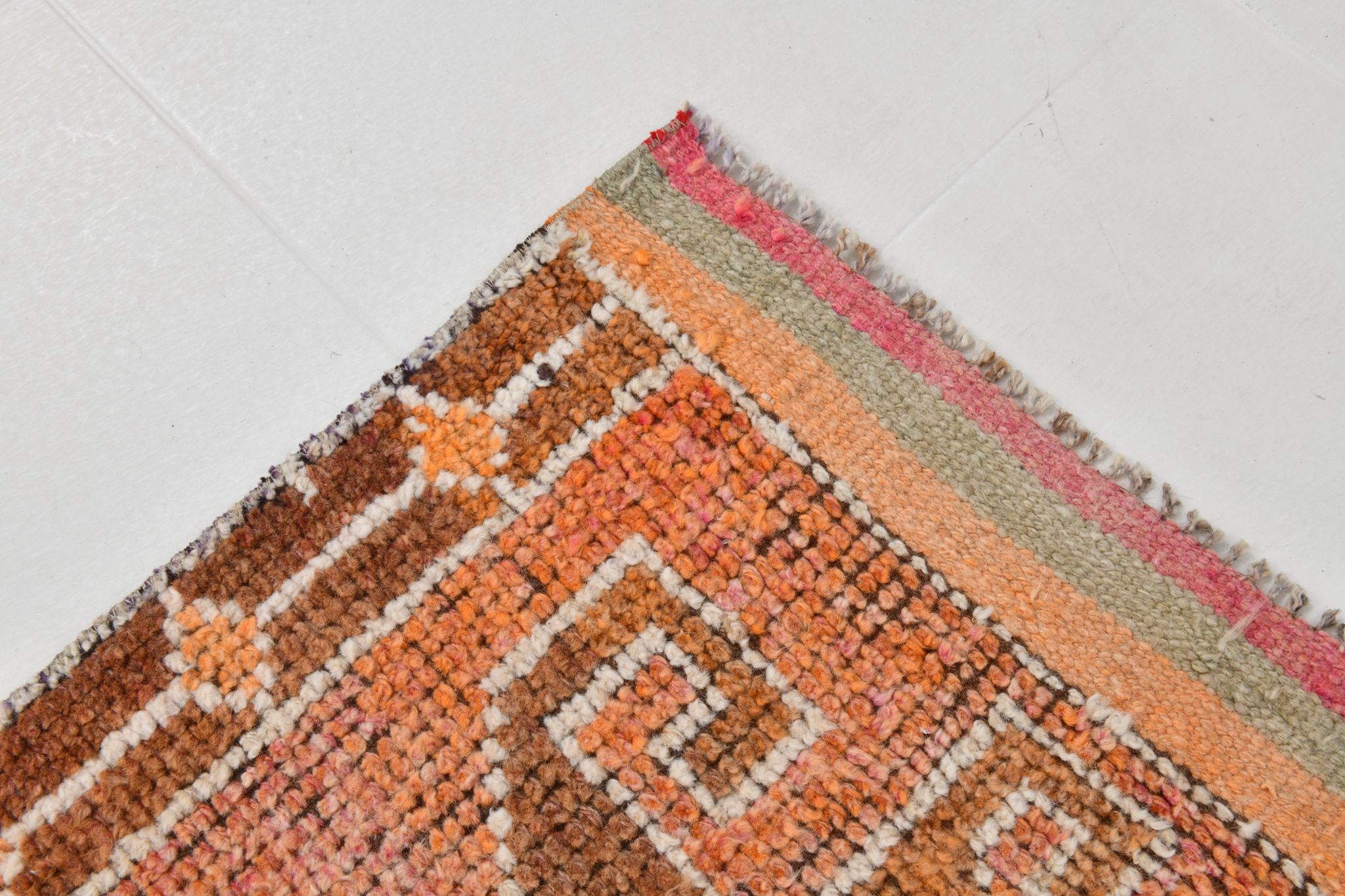 3x10 contemporary oushak runner rug, 86x302cm