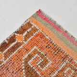 3x10 contemporary oushak runner rug, 86x302cm