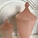 Opaline candy boxes 32 and 21cm