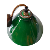 Lampe de plafond en verre d'opaline