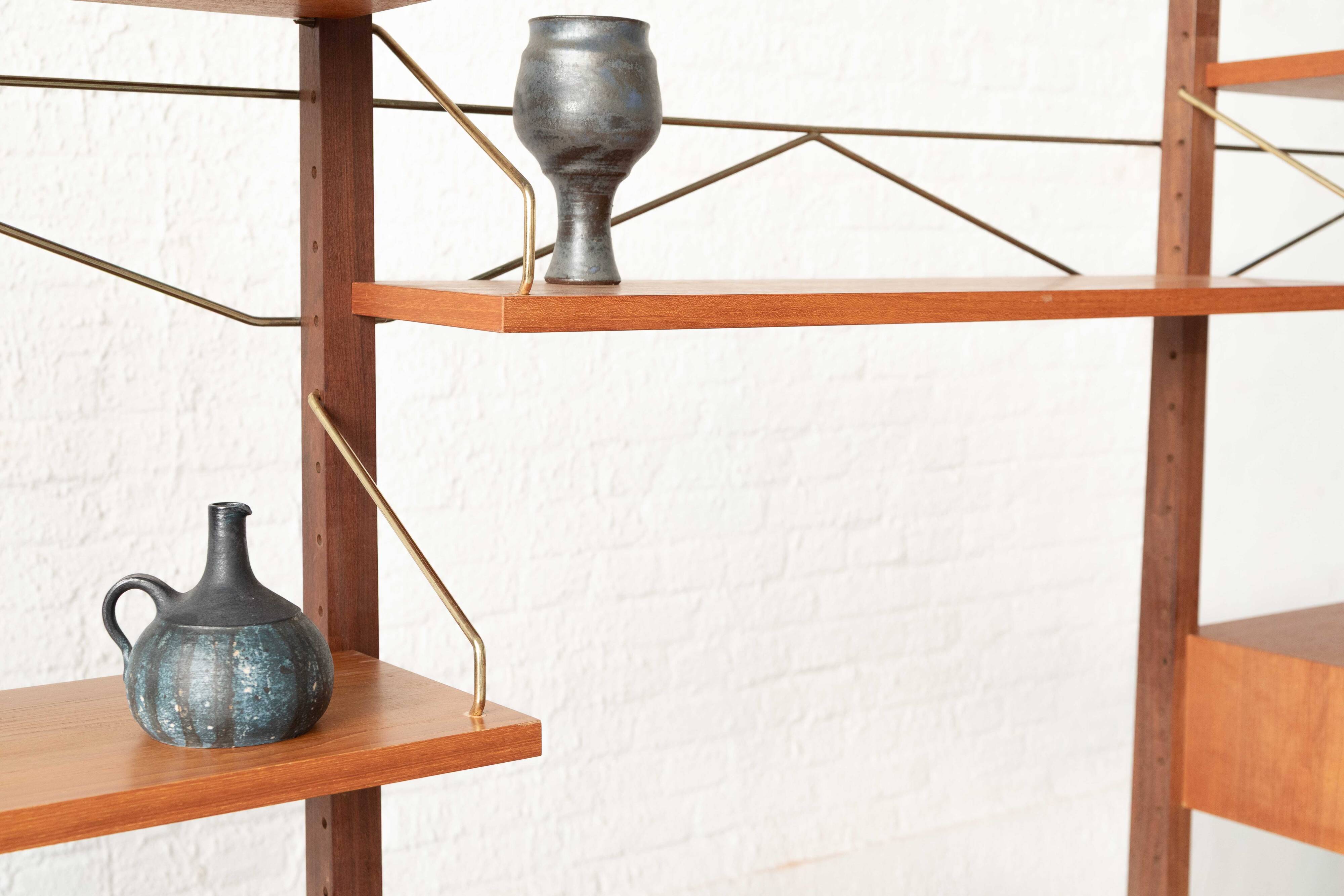 Freestanding wall unit by P. Cadovius, Denmark, 1960's