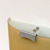 Postmodern vintage Italian glass wall lamp by Lucitalia, 1970s.