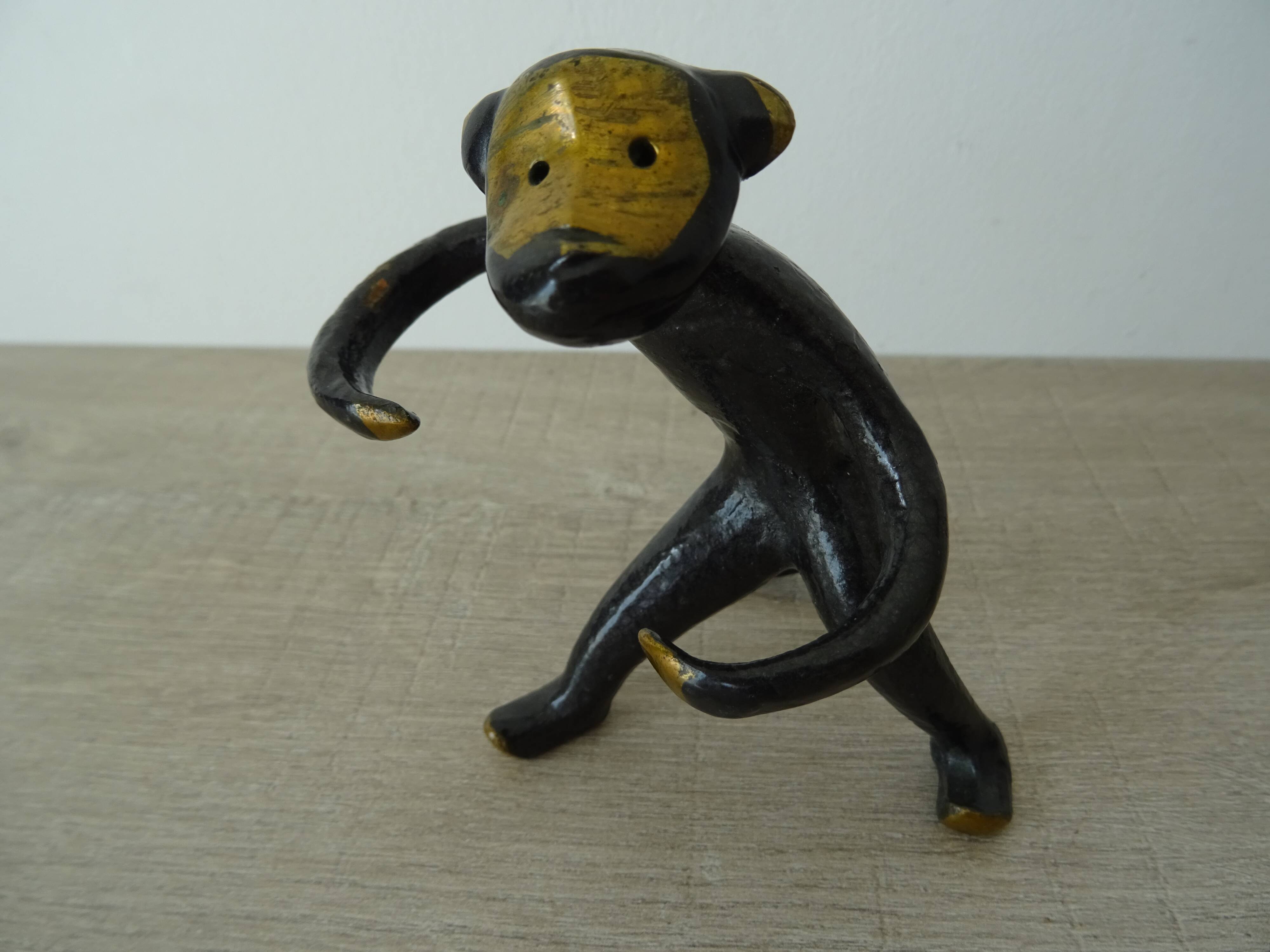Bronze monkey Walter Bosse design an 50 60
