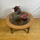 Mid-Century Retro Vintage Round Coffee Table by Schreiber 1960–1970