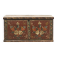 Folk art painted wedding chest