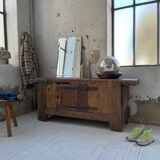 Established former brutalist console oak pine