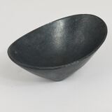 Black cast iron bowl from the mid-century or ashtray, Austria, 1950s.