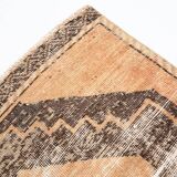 3x11 Rug For Hallway Brown Vintage Persian Runner Rug, 94x345Cm SK 5284