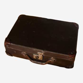 Brown vintage suitcase