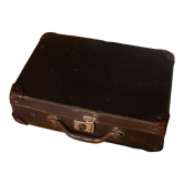 Brown vintage suitcase