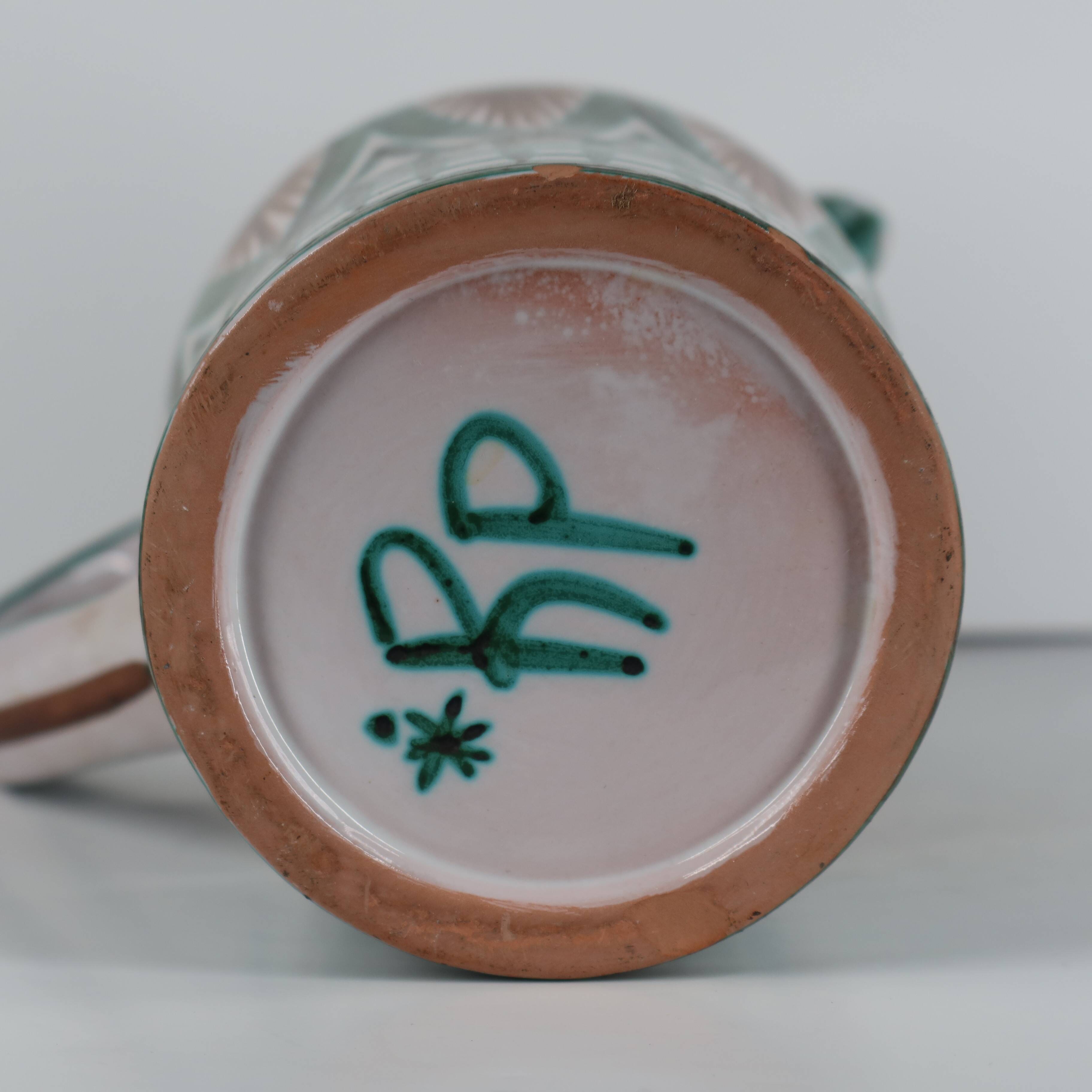 Ceramic pitcher – Robert Picault, Vallauris (1950s–60s)