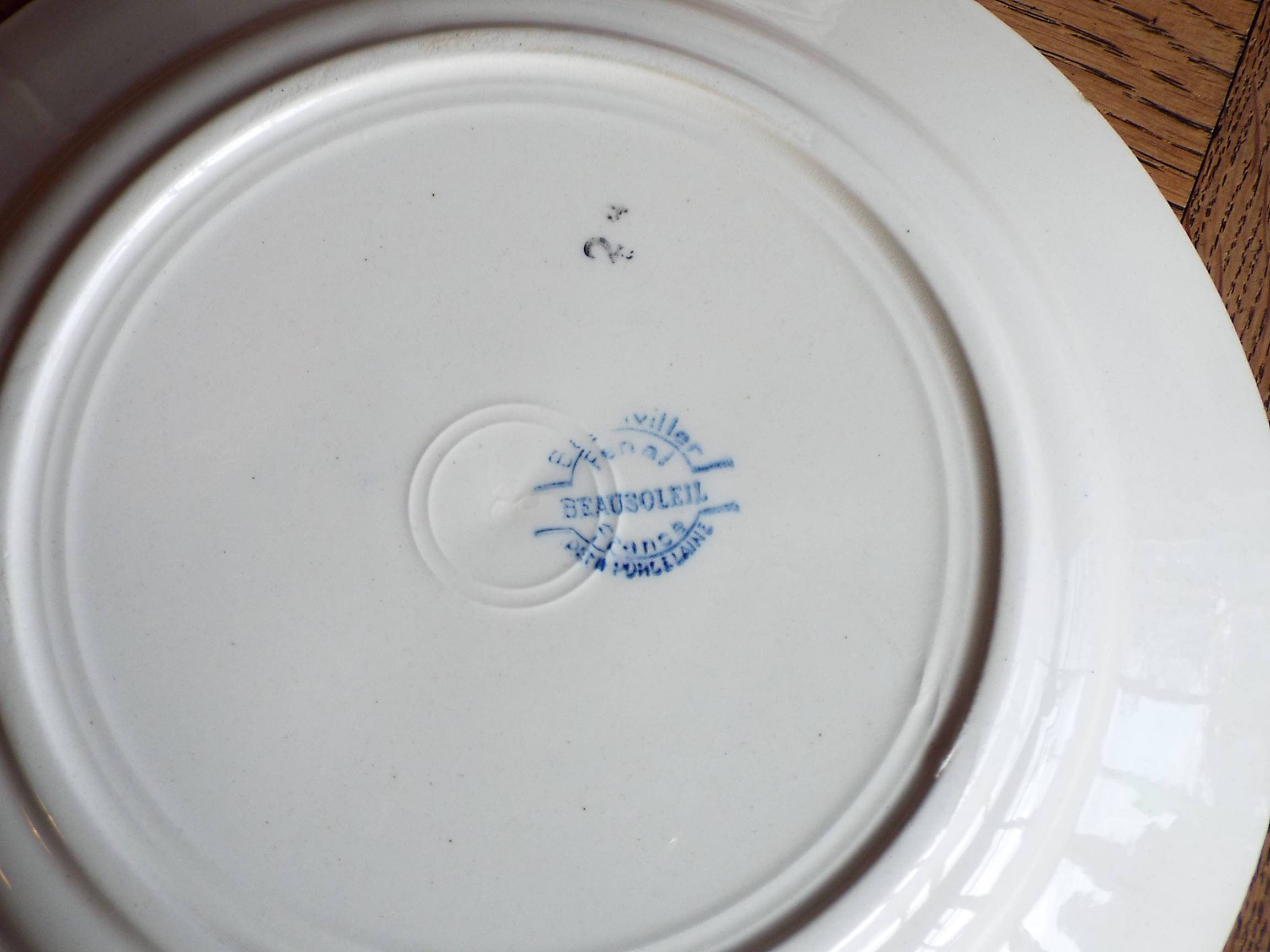 6 Badonviller Beausoleil flat plates