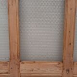 Partition in wood and glass 128 cm