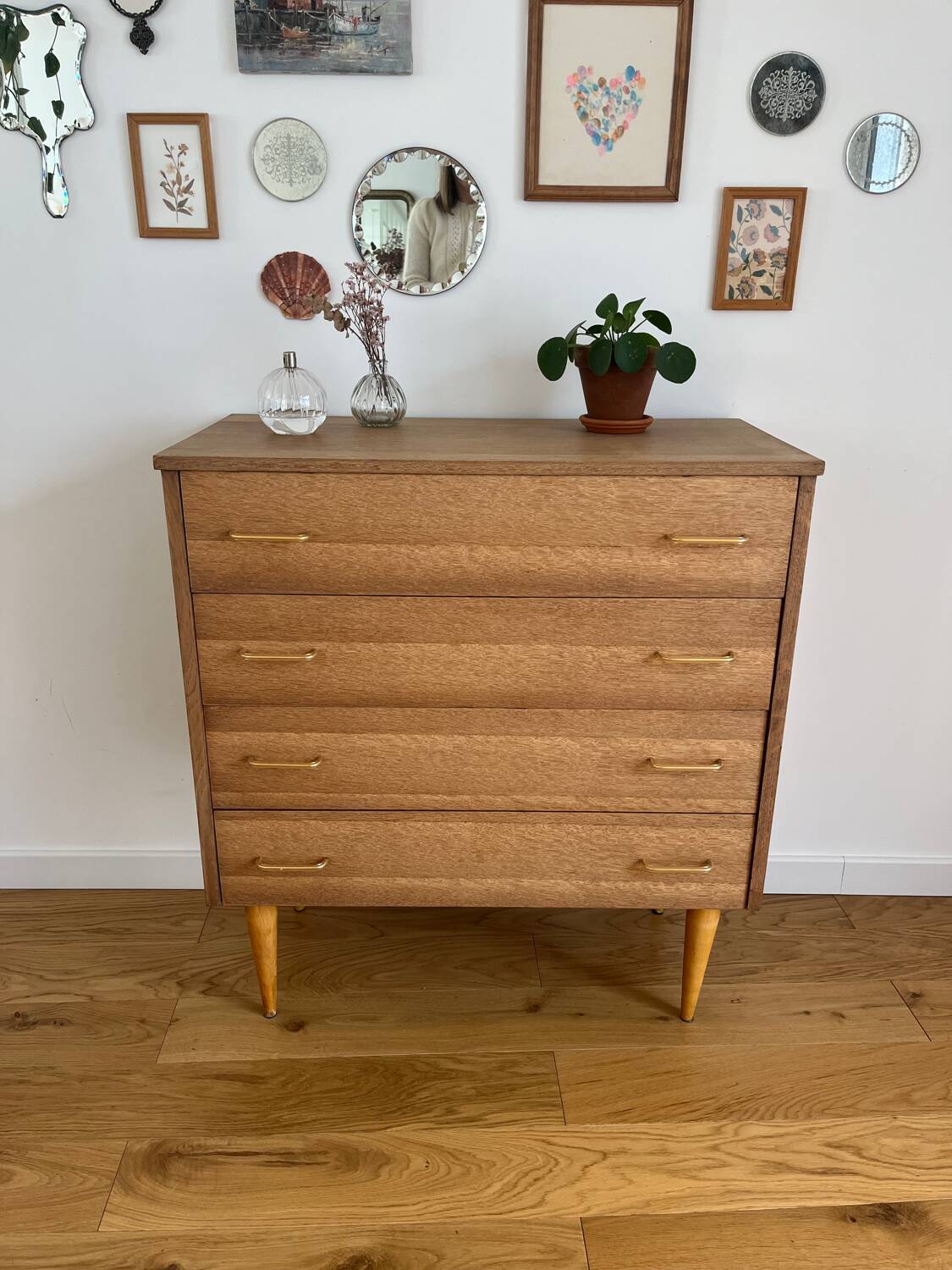 Renovated Scandinavian chest of drawers