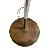 Lampadaire en laiton de la société lamperti, italie 1960