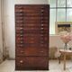 Workshop furniture printing with drawers XL oak